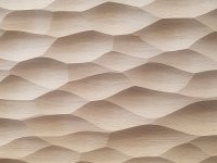 Sculptured Panel - Adze Pattern: Three-layer steamed beech panel