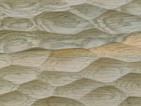 Sculptured Panel - Adze Pattern: Three-layer fumed oak / smoked oak panel