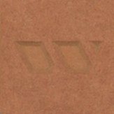 Through Coloured MDF: Orange MDF