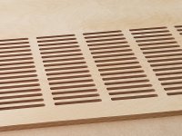 Perforated flame-retardant birch plywood