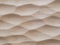 Sculptured Panel - Adze Pattern: Three-layer oak panel